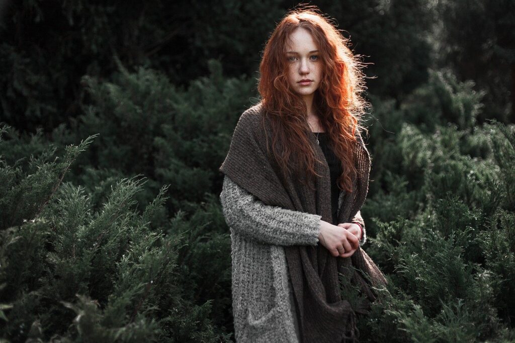 woman-redhead-scarf-1867093